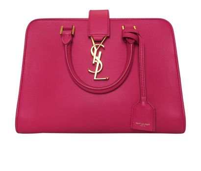 Yves Saint Laurent Monogram Baby Cabas Bag, front view